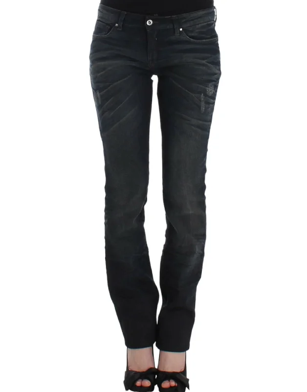 Chic Superskinny Blue Denim Jeans