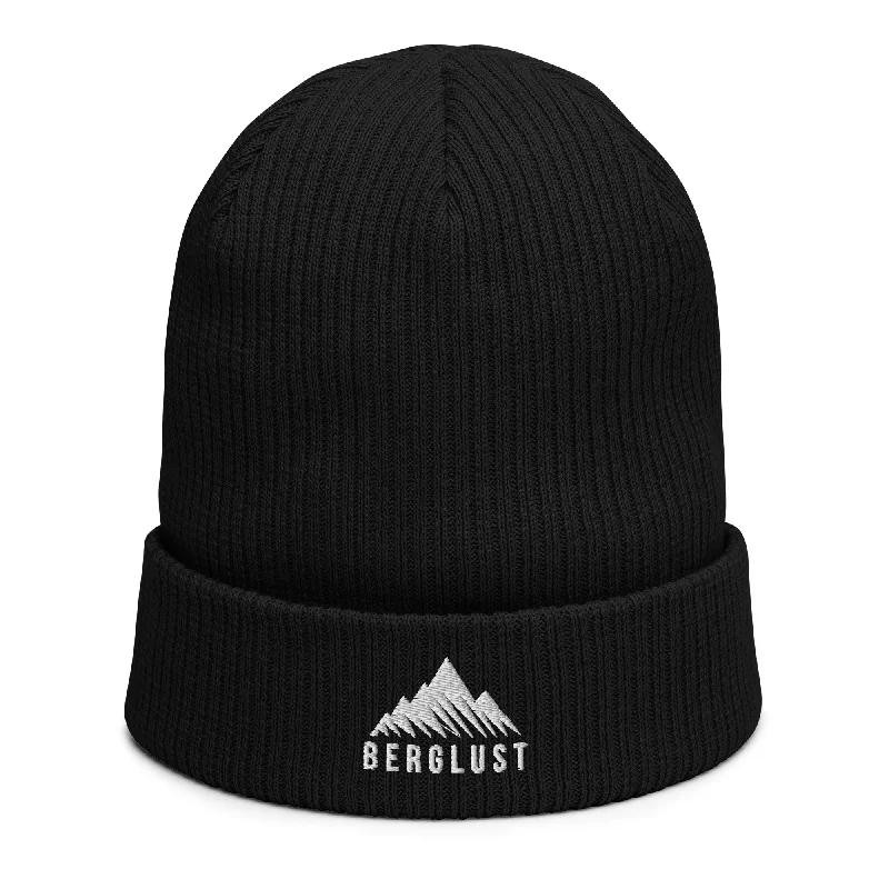 Berglust Logo - Organic Beanie (Bestickt) Oversized Hoodies for Women