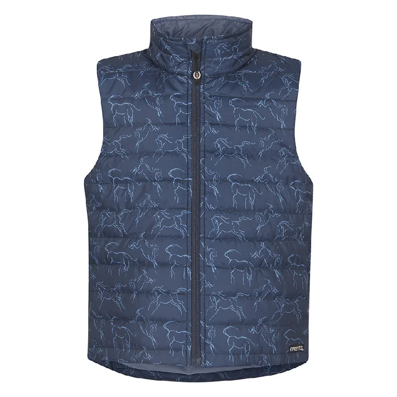 Kids Winter Whinnies Quilted Vest Women's camping jackets