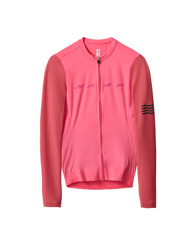 Women's Evade Pro Base LS Jersey 2.0 - Epik Pink Street Style Hoodies