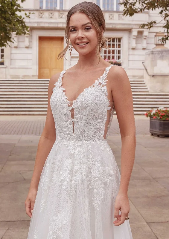 Adore Marchella Wedding Dress Satin Lace Gown