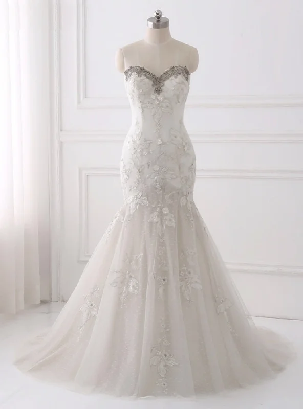 Sexy Illusion Wedding Dress A Line Bohemian Wedding Dresses Zipper Back Formal Wedding Dress