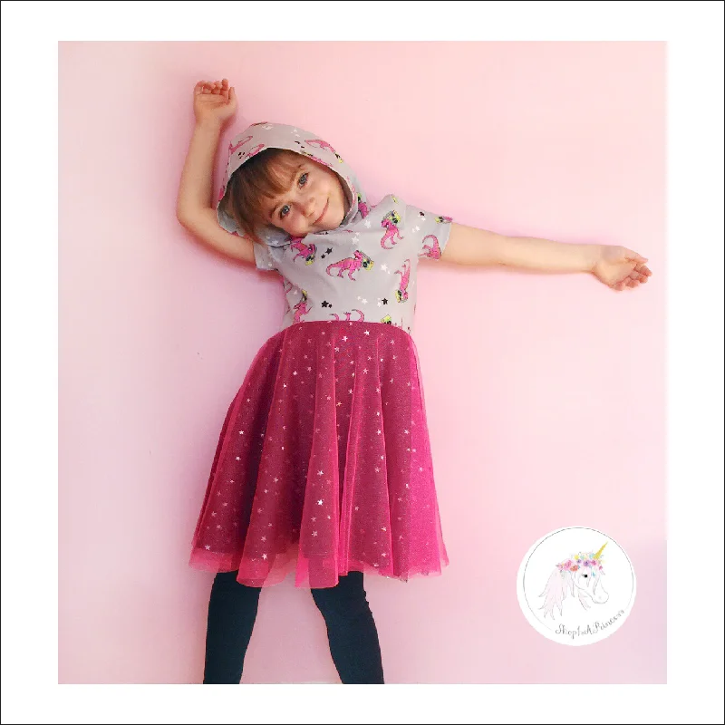 Essential Set Dress and Peplum | Child Size 12M-14 | Beginner Level Sewing Pattern A-line floral dresses