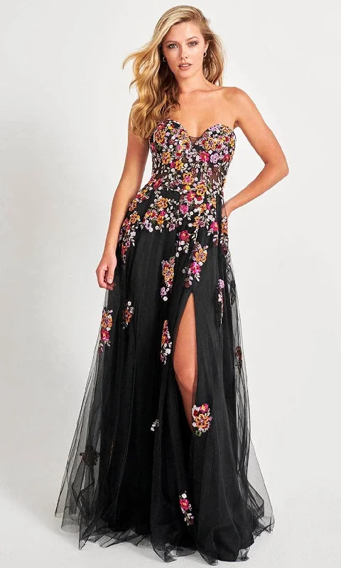 Faviana 11028 - Floral Gown Chic floral dresses