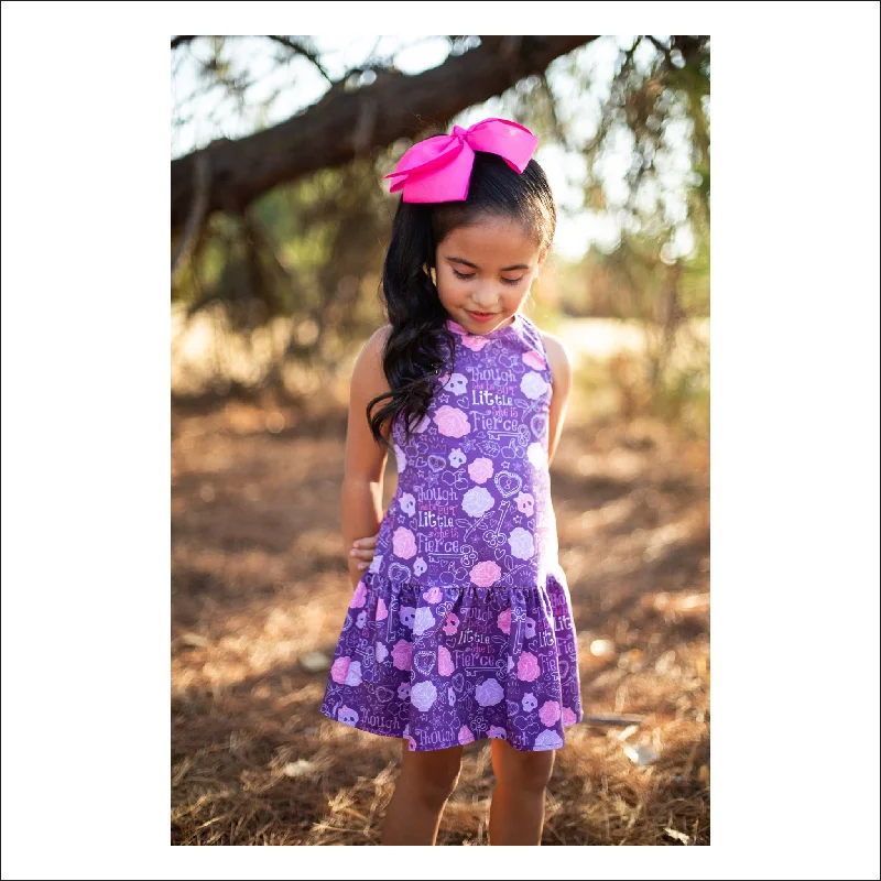 Olalla Drop Waist Summer Dress | Baby to Big Kid Sizes 3M - 14 | Beginner Level Sewing Pattern Date night floral dresses