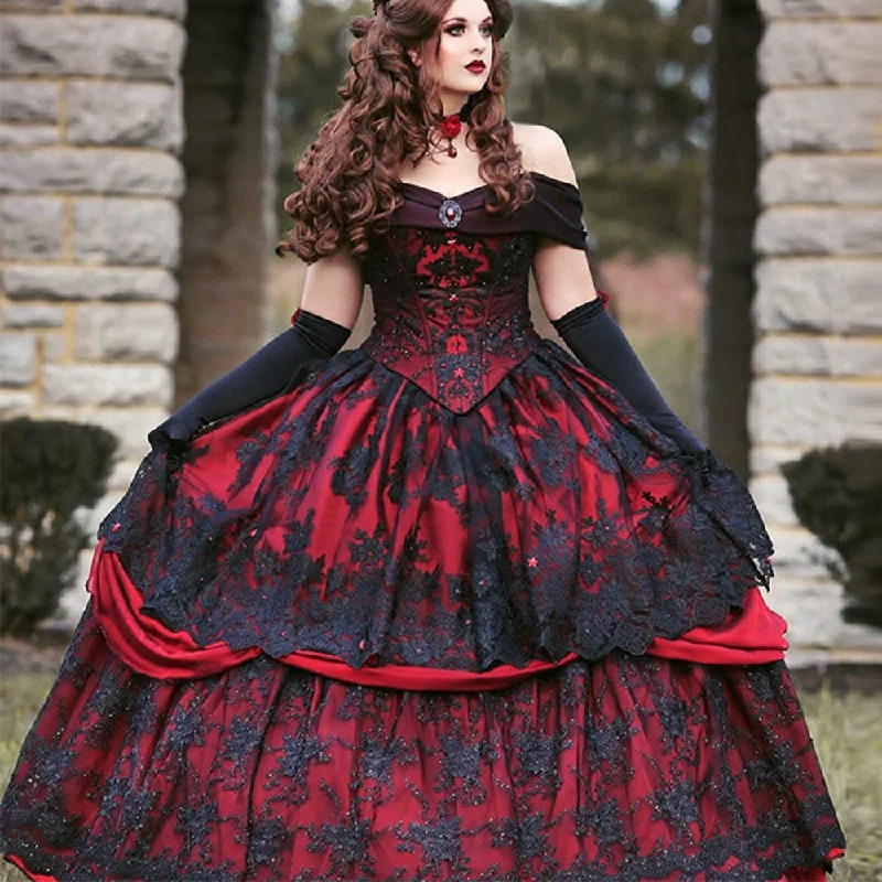 Ball gown Victorian dress Elegant evening unclassified dresses