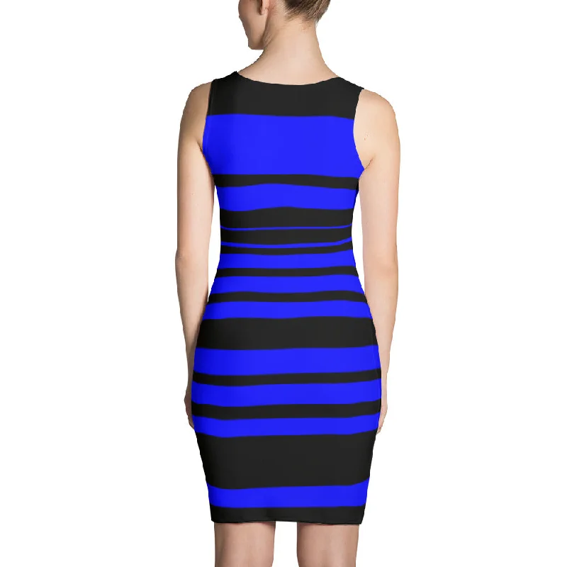 Black and Blue Dress Printed unclassified dresses