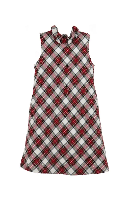 Christmas Plaid A-Line Dress Designer unclassified dresses