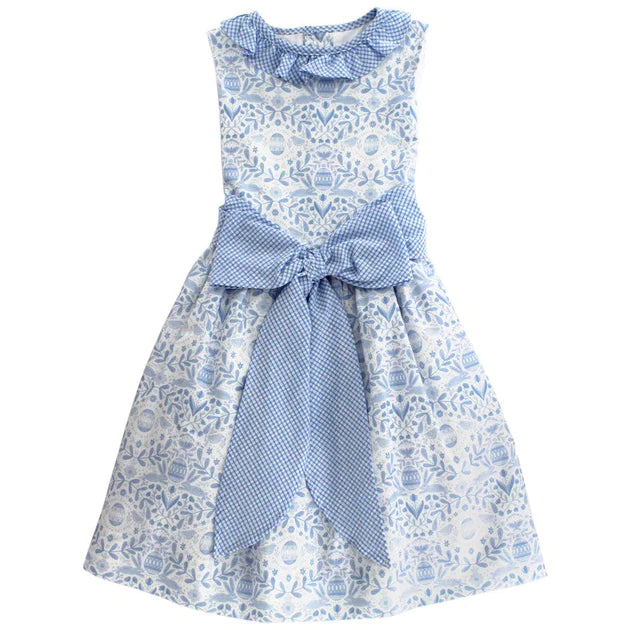 Easter Toile Dress Bright color unclassified dresses