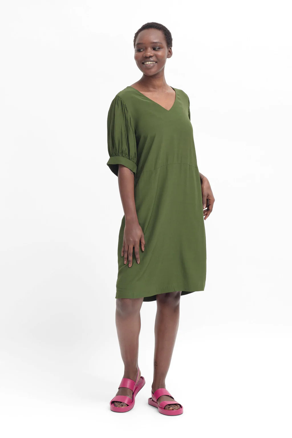 Elk the Label - Atea Dress - Olive Lounge unclassified dresses