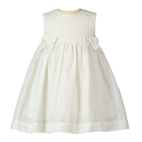 Eyelet Dress w/ Bows Stylish unclassified dresses