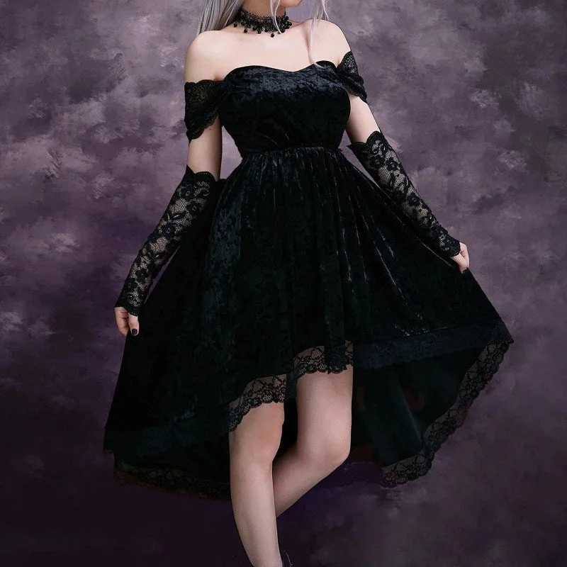 Gothic high low dress Travel unclassified dresses