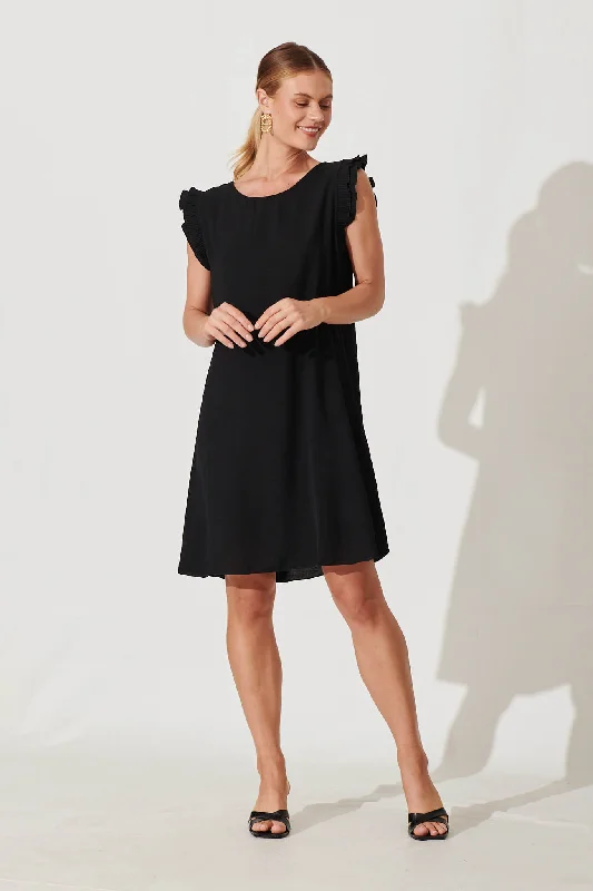 Jolie Dress In Black Silk unclassified dresses