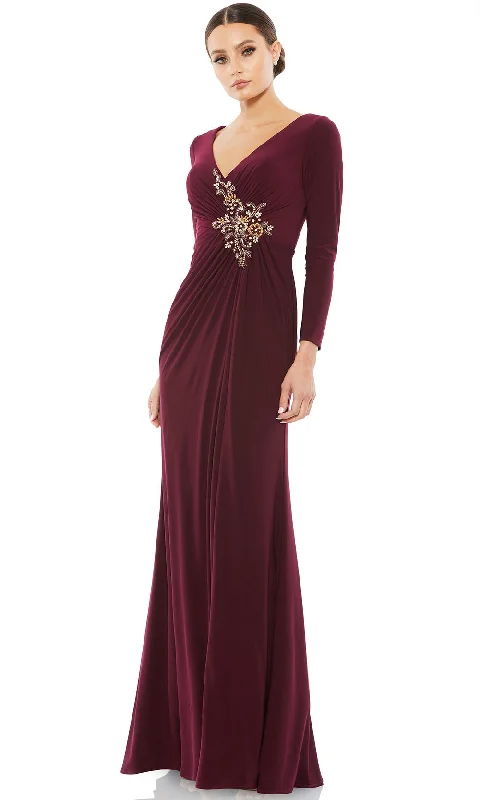 Mac Duggal 68736 - V-Neck Beaded Evening Dress Discounted unclassified dresses