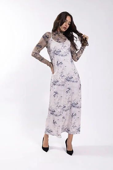 Maple Cliff Printed Slip Jumper Bold pattern unclassified dresses