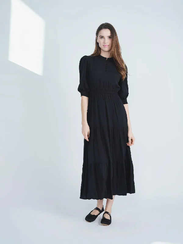 Nox-NY Belted Waist Dress Breathable unclassified dresses