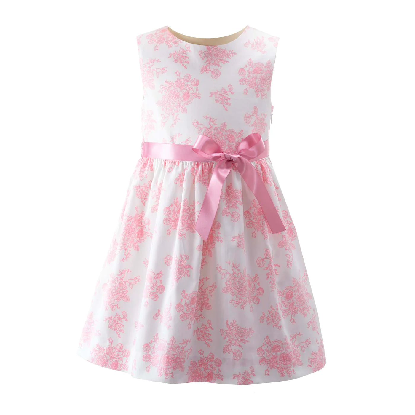 Pink Toile Dress Embroidered unclassified dresses