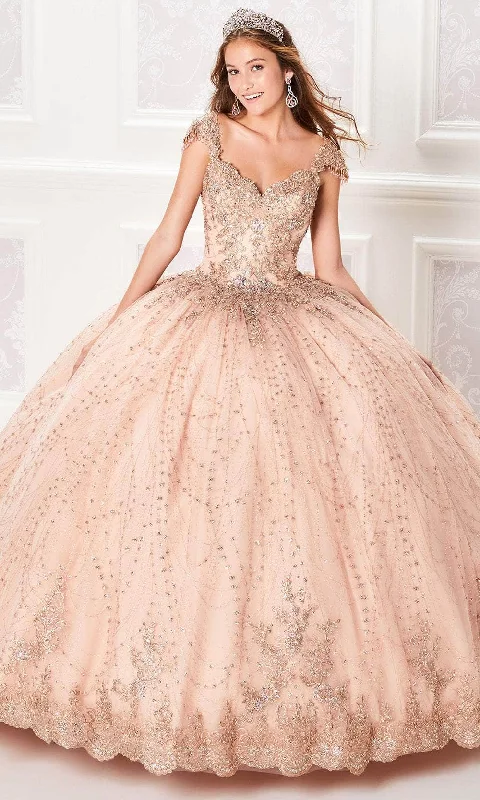 Princesa by Ariana Vara PR21964 - Cap Sleeve Embellished Ball Gown Discounted unclassified dresses