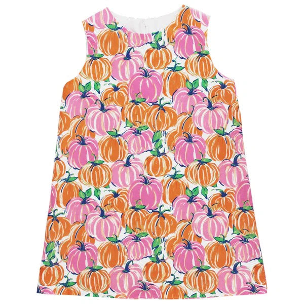 Pumpkin Shift Dress Ruffled unclassified dresses