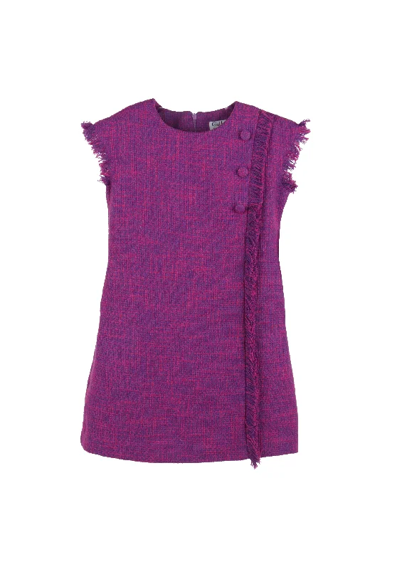 Purple Boucle Dress Beach unclassified dresses