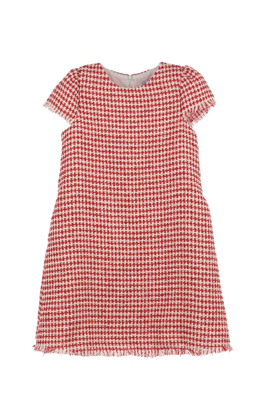 Red & White Houndstooth Dress Engagement unclassified dresses