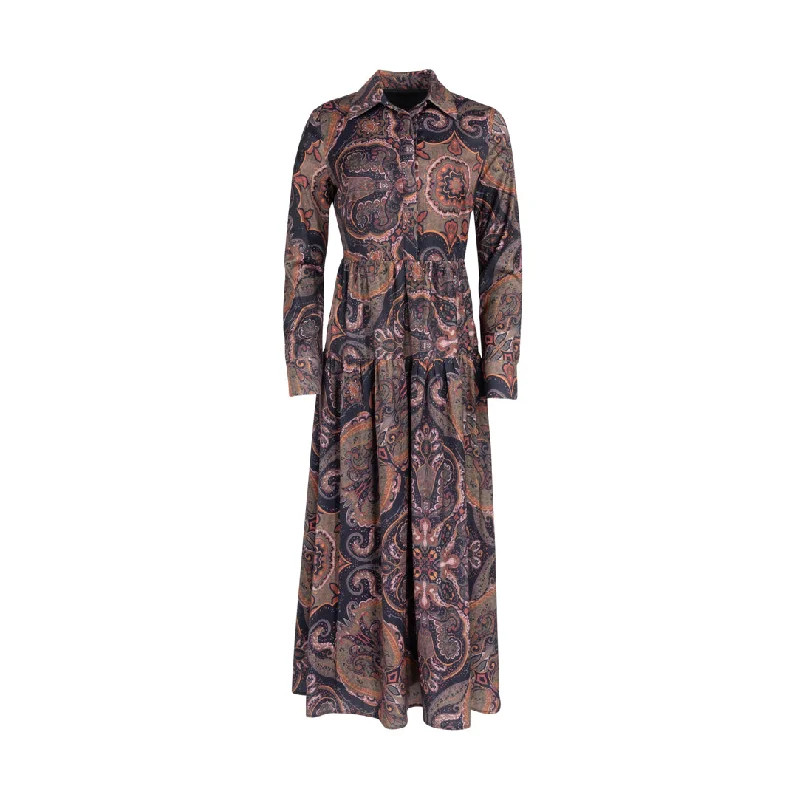 The Collective Button Down Printed Dress Y2K unclassified dresses