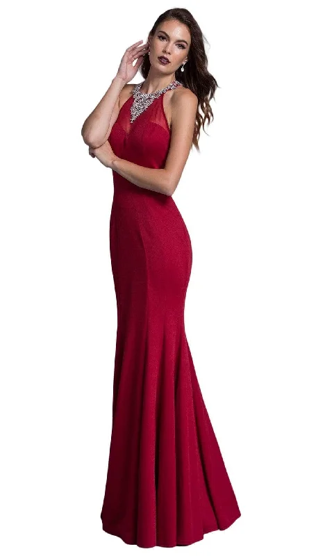 Trevi Collection - Sweetheart Lining Sleelveless Prom Dress Knitted unclassified dresses