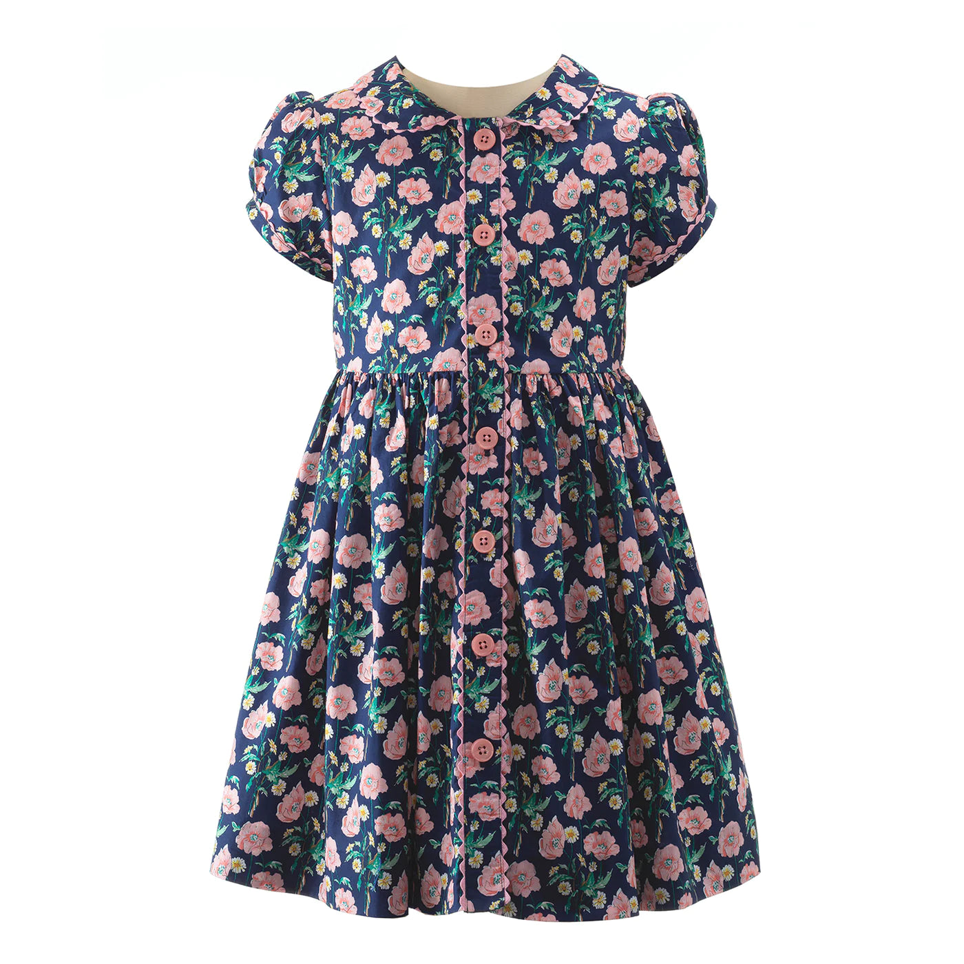 Navy Poppy Dress Breathable unclassified dresses