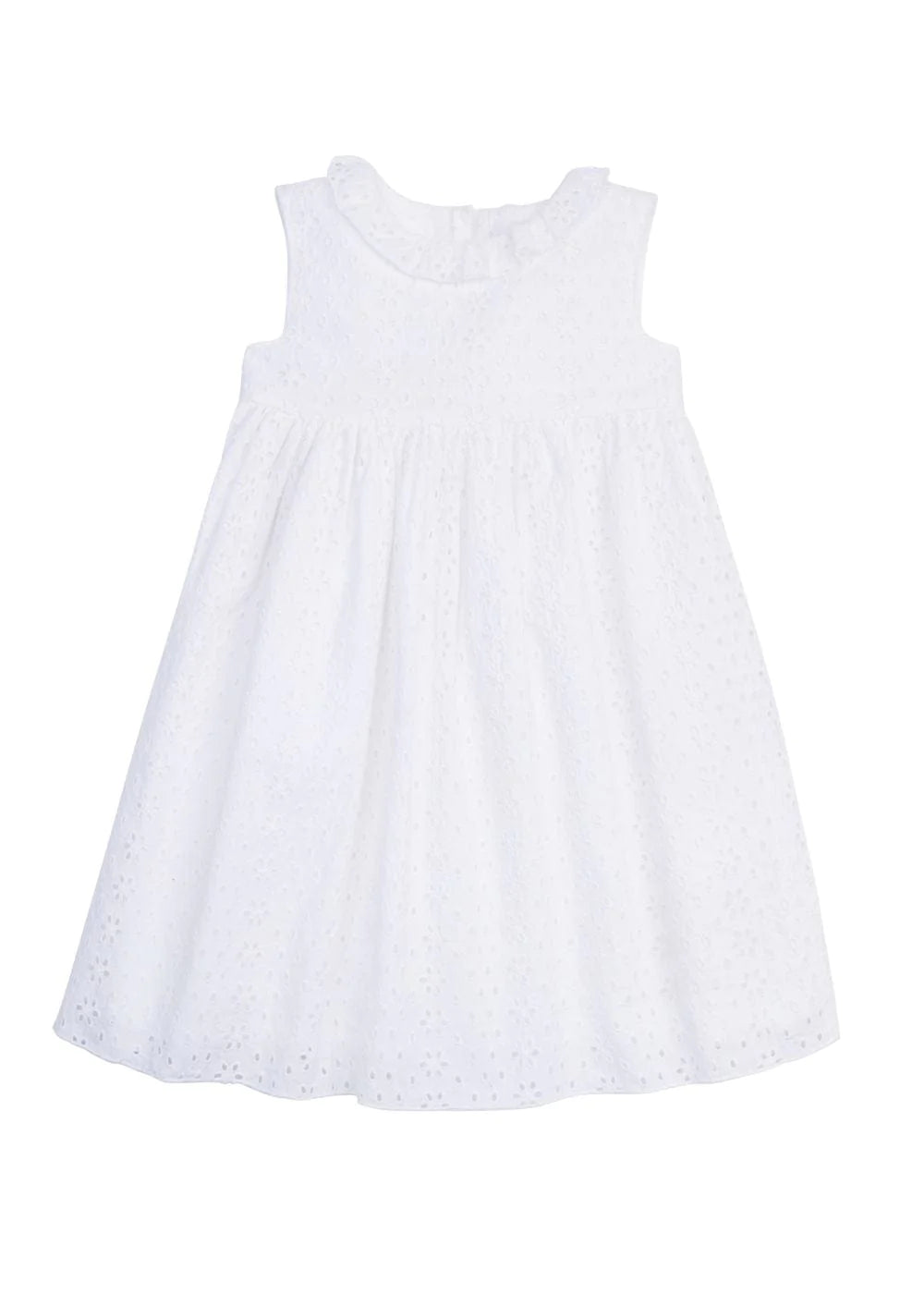 White Eyelet Sundress Short unclassified dresses