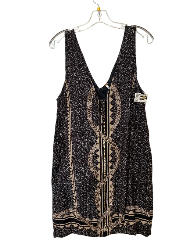 Dress Casual Short By Free People In Black & Brown, Size: M Plaid Mini Skirt