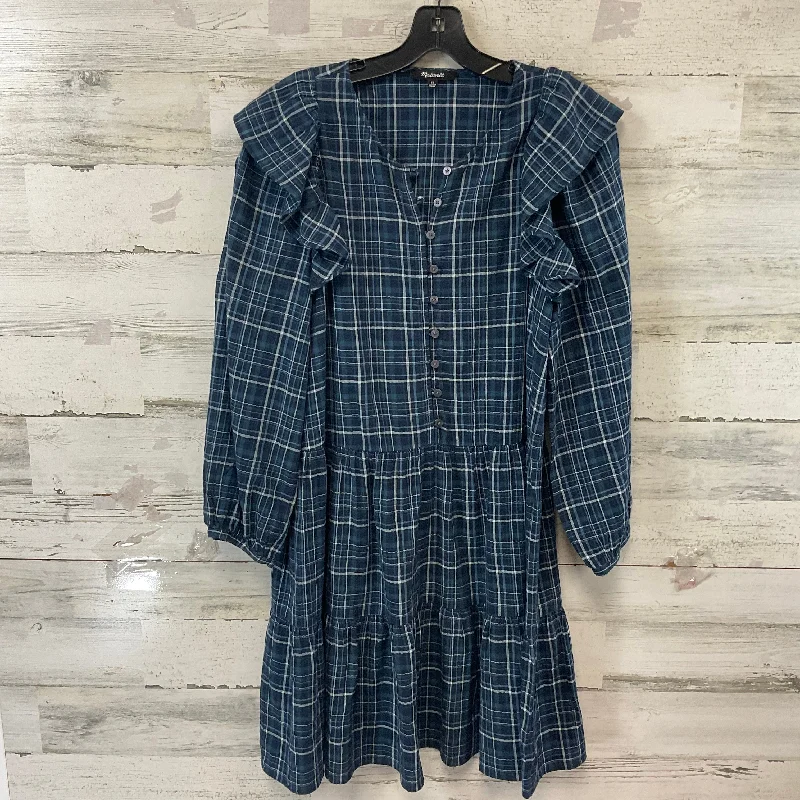 Dress Casual Short By Madewell In Blue, Size: Xs Vintage Pleated Skirt