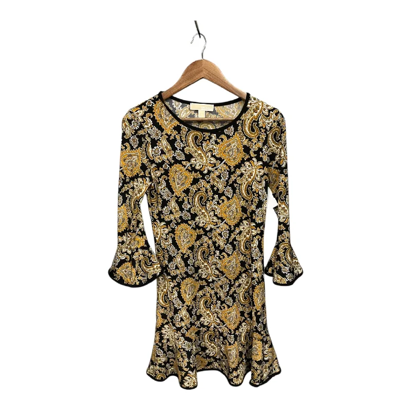 Dress Casual Short By Michael By Michael Kors In Paisley Print, Size: S Cozy Denim Mini Skirt