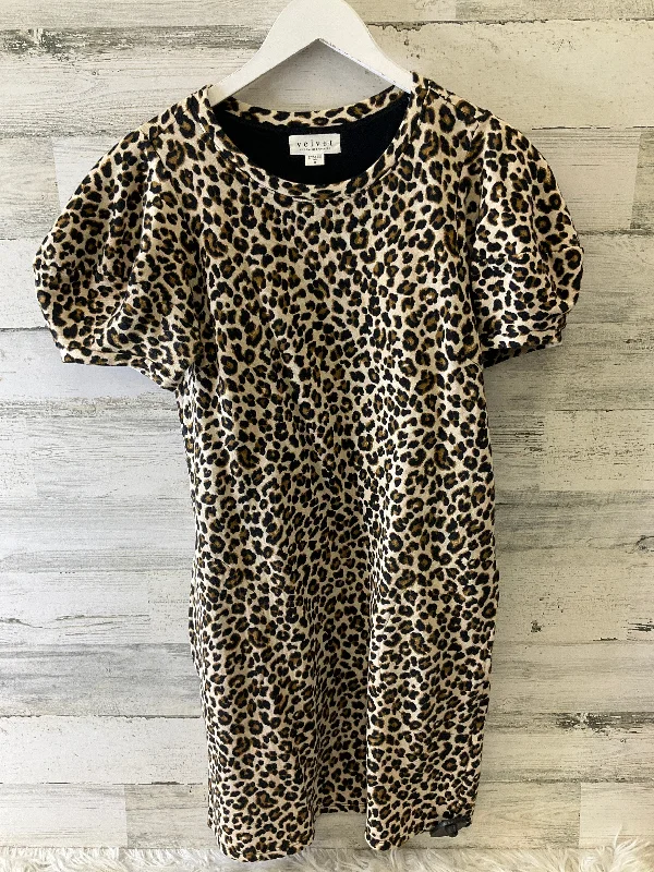 Dress Casual Short By Velvet By Graham & Spencer In Animal Print, Size: S Summer Mini Skirt