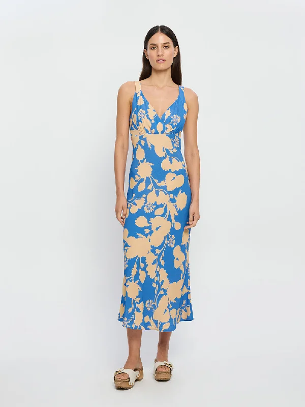 Aurora Midi Dress Printed Floral Midi